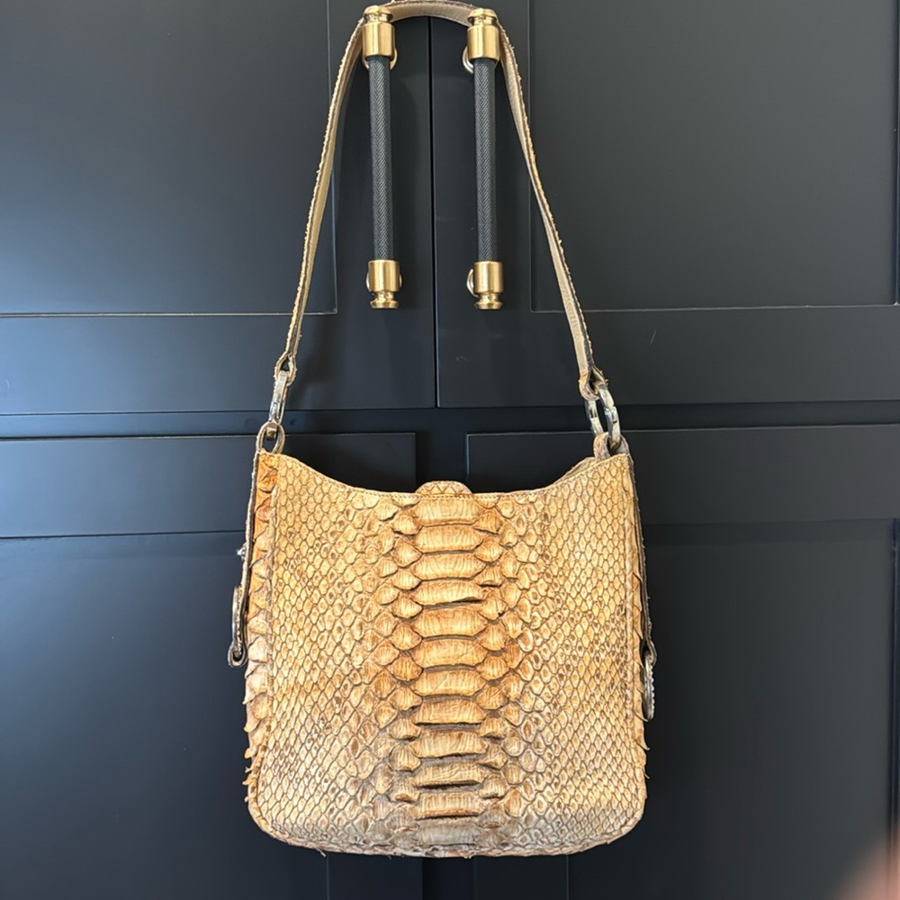 APE REGINA real snakeskin purse
